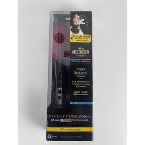 INFINITIPRO by CONAIR Half Round Silicone Ceramic Hot Brush Model BC6